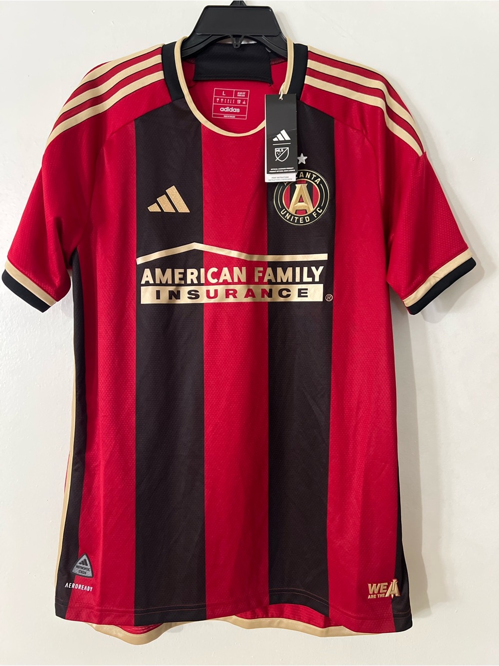 adidas Atlanta United FC Men's Home Jersey - Red, Black & Gold